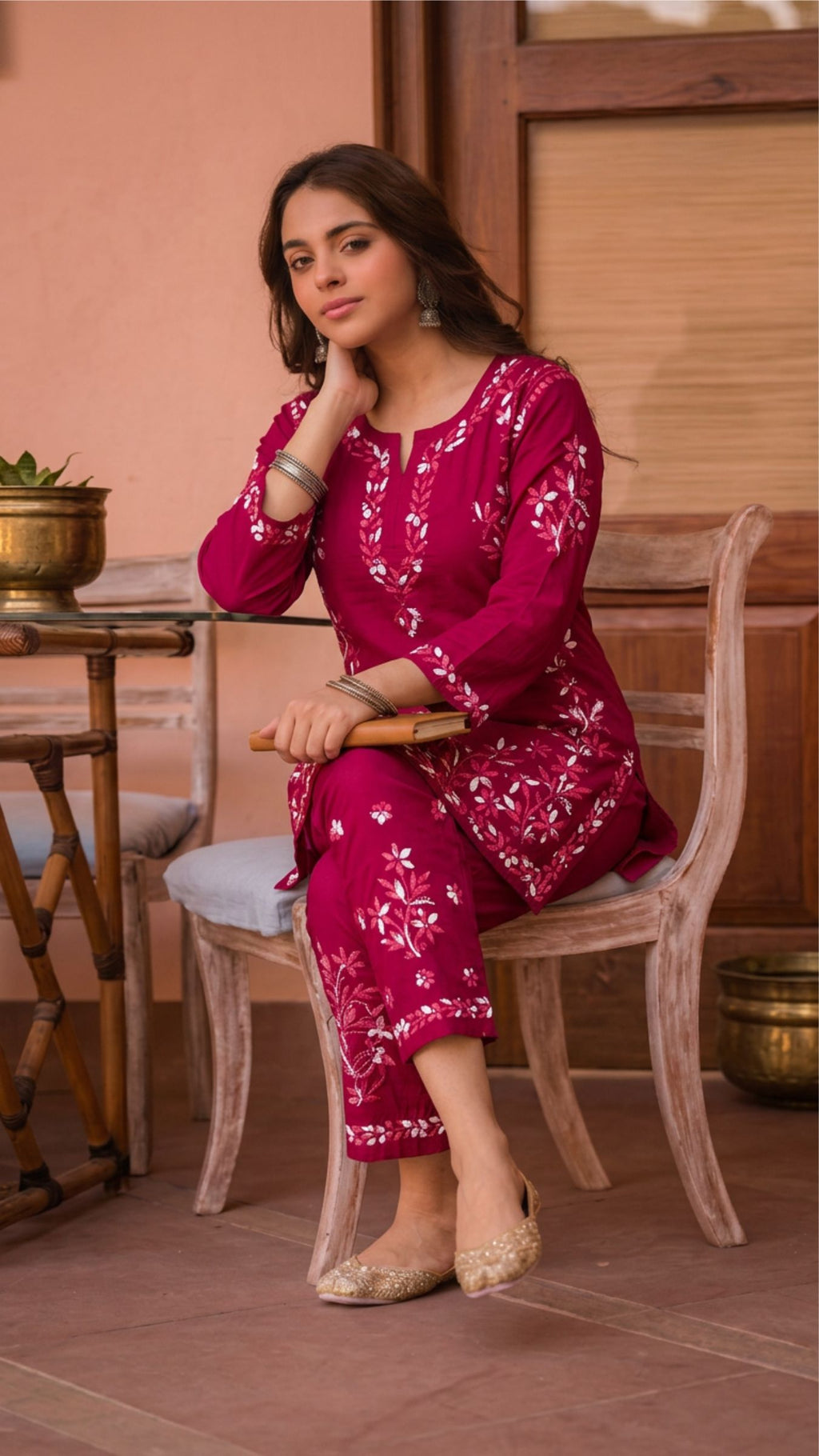 Nawabi Cherry Kurti