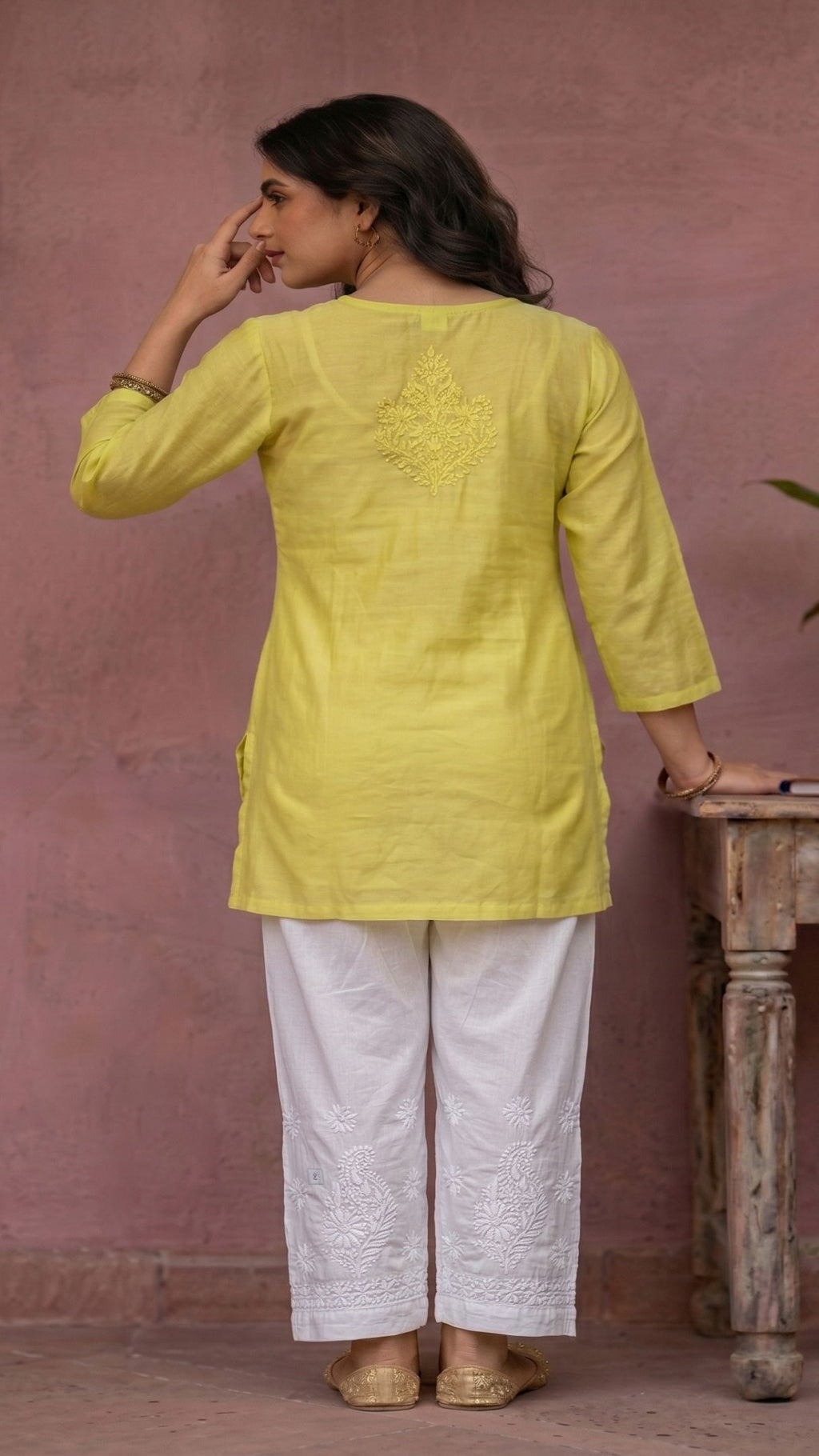 Tehzeeb Chanderi Kurti