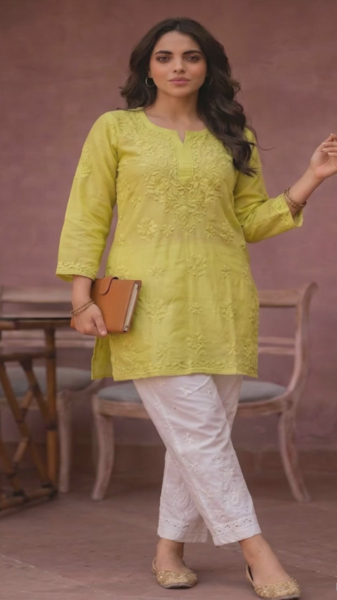 Tehzeeb Chanderi Kurti