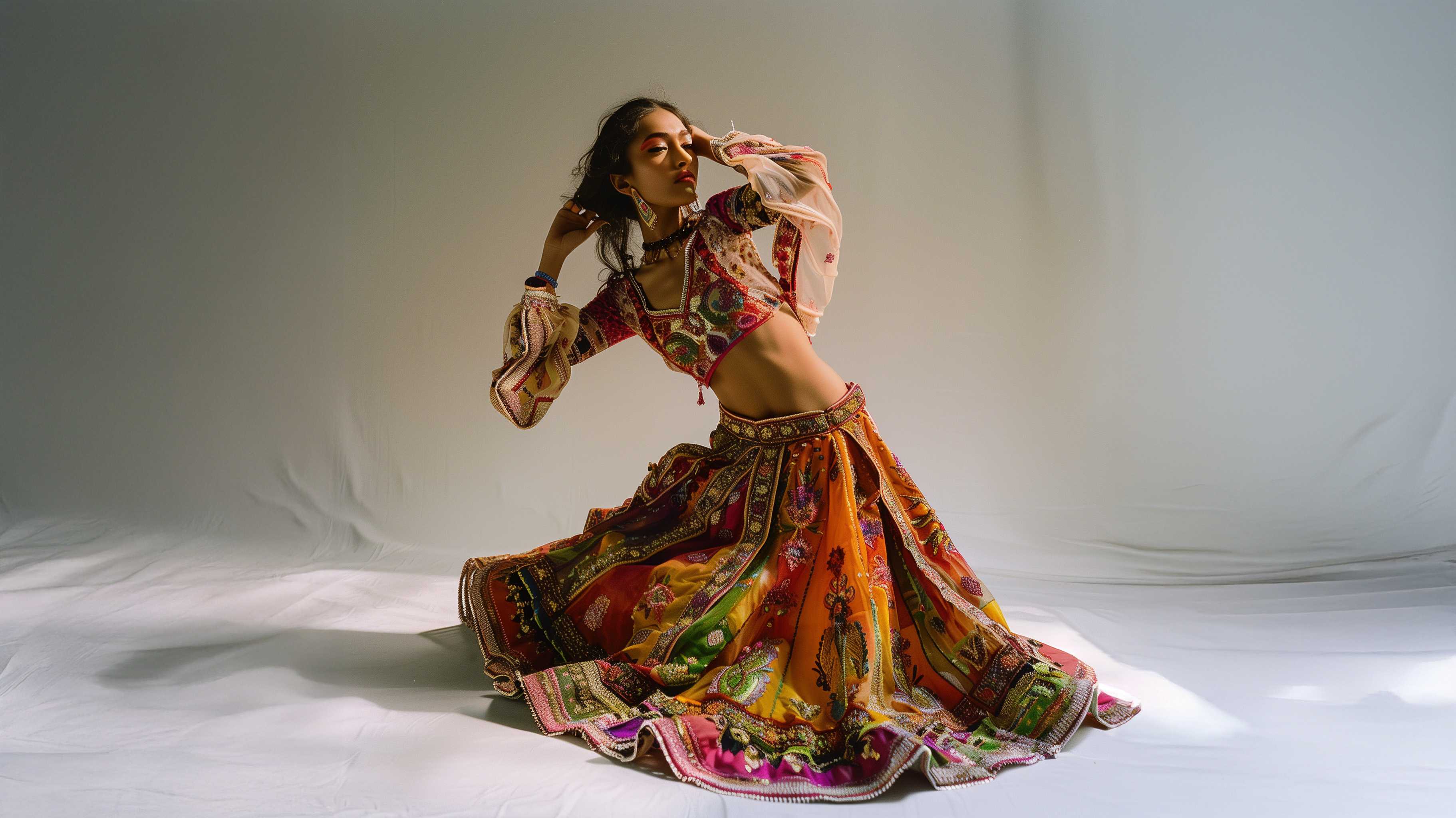 Tehzeeb Chanderi Kurti